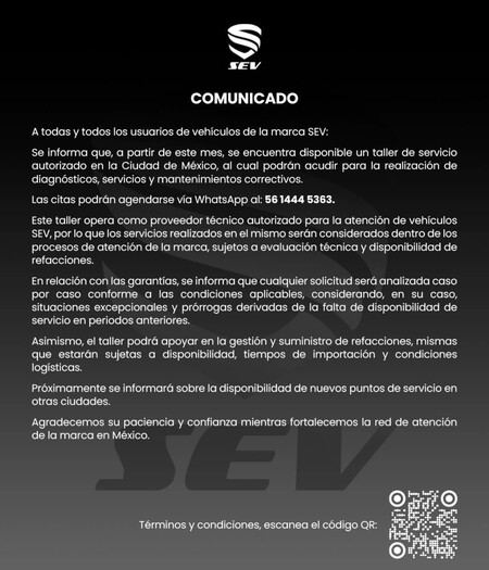 Sev Comunicado 2