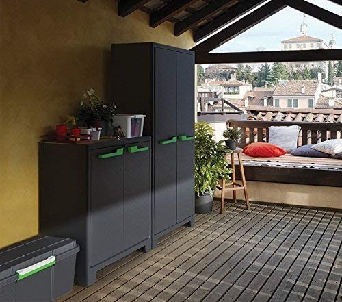 13 prácticos muebles de almacenamiento de exterior, para recoger jardín