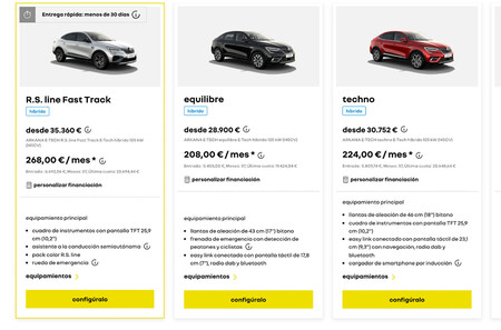 Configurador Renault Arkana