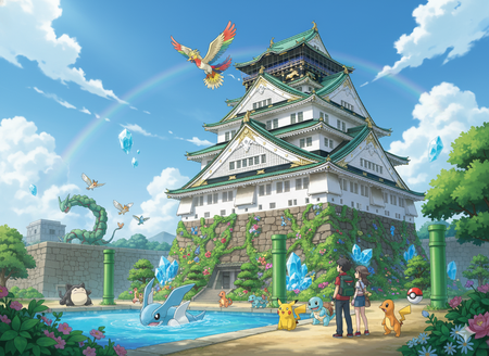 Castillo De Osaka Pokemon