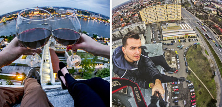 Tamás Rizsavi fotografía Budapest desde los puntos más altos de la ciudad consiguiendo imágenes de vértigo