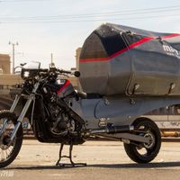 Esta moto-camper es real y es un proyecto tan loco que roza la genialidad