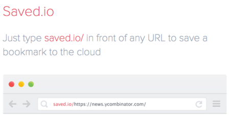 Saved.io, guarda tus favoritos sin instalar ni configurar absolutamente nada
