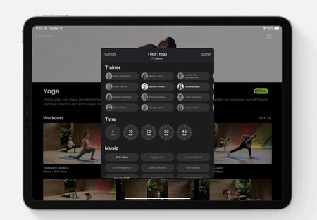 エクササイズの種類 Apple Fitness+