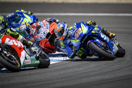Alex Rins Andrea Dovizioso Andrea Iannone Gp Espana Motogp 2018