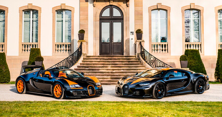 Bugatti Chiron Super Sport 300+ y Bugatti Veyron Grand Sport Vitesse World Record Edition