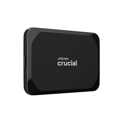 Crucial X9 SSD 1TB Portátil, hasta 1050MB/s, Compatible con PC, Mac, PlayStation y Xbox, Disco Duro Sólido Externo, USB-C 3.2 - CT1000X9SSD902