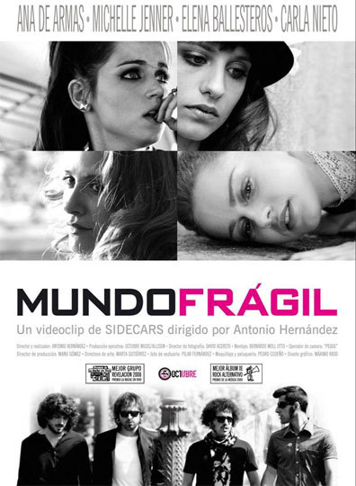 Ana de Armas, Michelle Jenner, Elena Ballesteros y Carla Nieto en el videoclip de 'Sidecars'