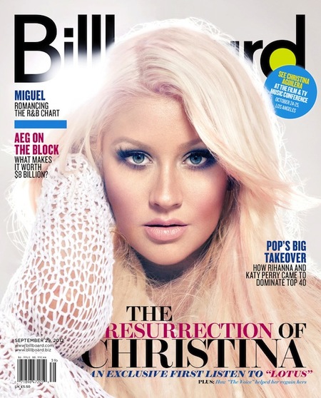 Christina Aguilera resurge cual ave fénix, o eso dicen los de la revista Billboard