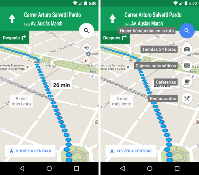 Google Maps 9.26: notificaciones de lugares nuevos, búsqueda en rutas a ...