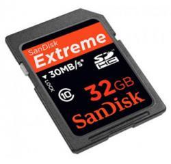 SanDisk SDHC de 32 GB clase 10
