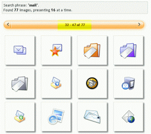 Challenger buscando iconos con su IconDB