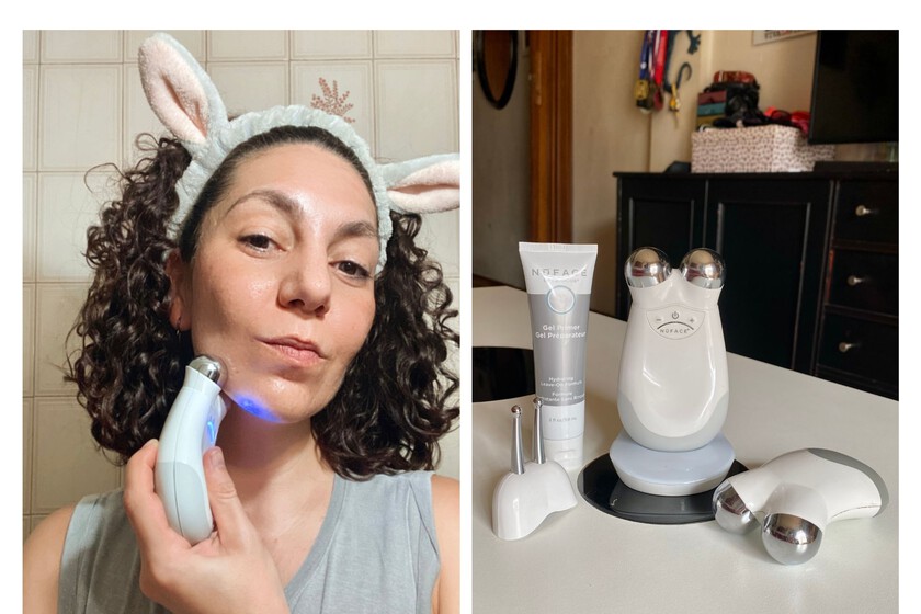 Llevo un año usando este dispositivo facial de microcorrientes y así ha ...