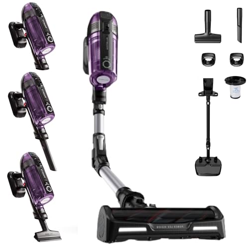 Rowenta Xforce Flex 12.60 Allergy – Aspiradora Escoba sin Cable de 320 W Potencia, Suelos, sofás y Pared, filtra hasta 99,9% de partículas, Gran depósito 0,9 L, Accesorios para pelo de mascotas RH98A0