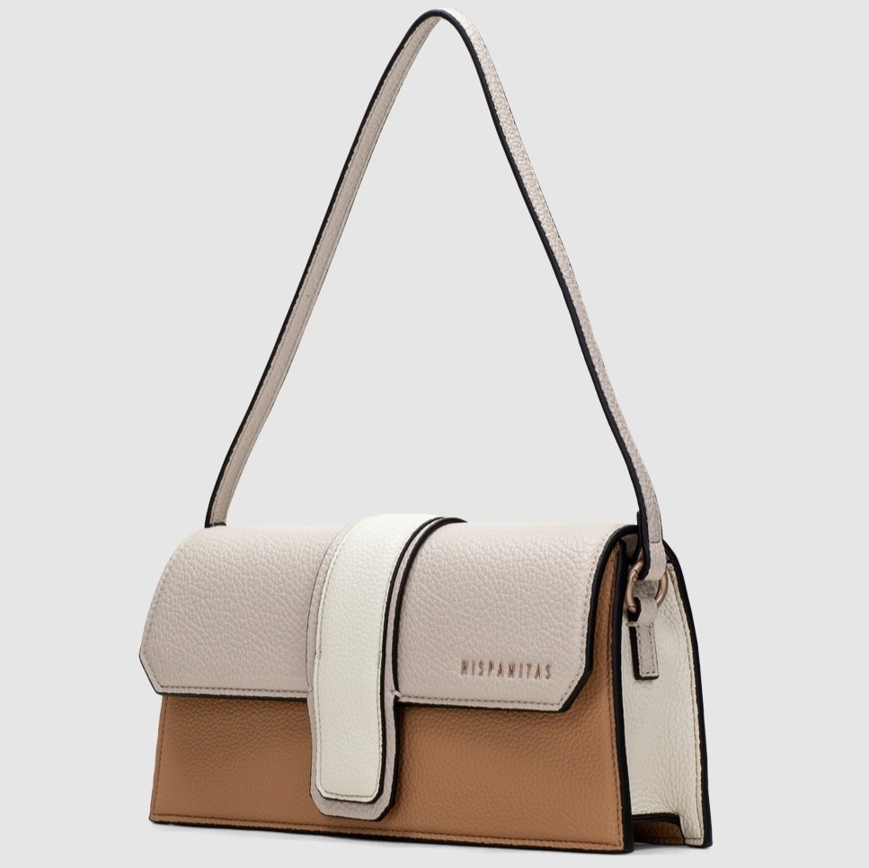 Hispanitas
Bolso de hombro con logotipo y cierre solapa