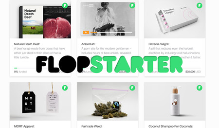 Flopstarter es un Kickstarter para malas ideas