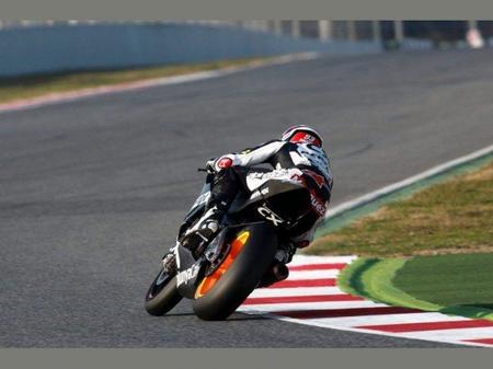 Finalizan los entrenos privados de Moto2 en Montmeló