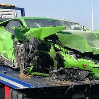 Estrellan un Lamborghini Huracán prestado en Huelva, se dan a la fuga... y los pillan en el hospital