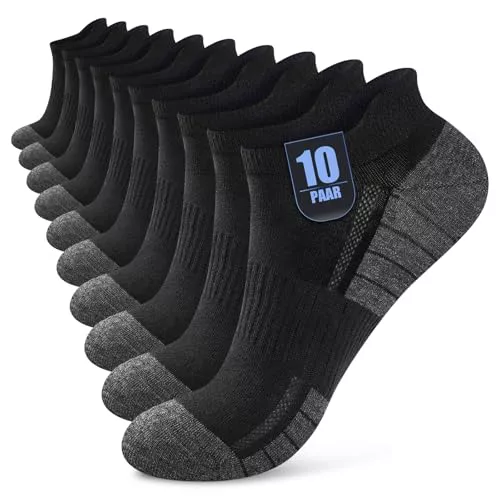 Effeet 10 Pares Calcetines Tobilleros Unisex