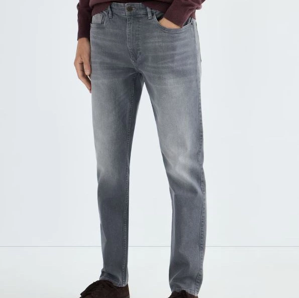 Pantalón vaquero de hombre básico slim fit
