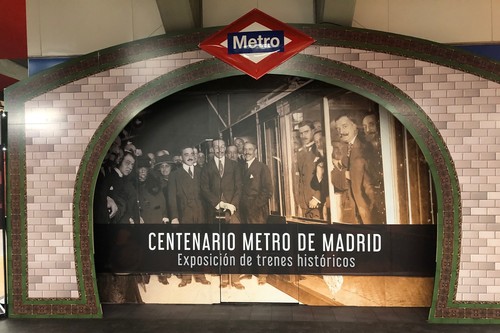 Planes en Madrid: Exposición de trenes Históricos del Metro en la estación de Chamartín