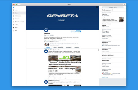 Twitter lanza el prometido cliente oficial para macOS Catalina con Project Catalyst: lo hemos probado