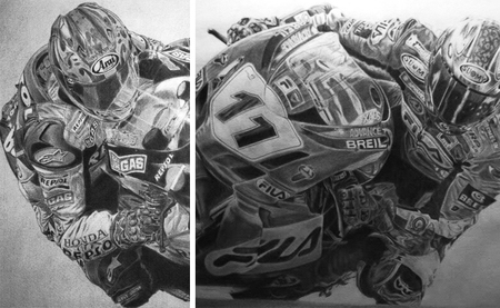 Rubén Xaus y Nicky Hayden