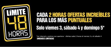 Fin de semana con promoción Límite 48h en El Corte Inglés