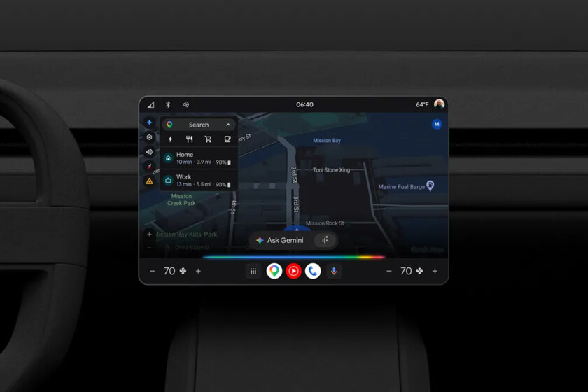 Android Auto se actualiza con su mayor rediseño en años, YouTube en la pantalla del coche y mejoras en Gemini, Maps y más