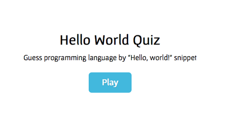 Hello World!: El juego dominical