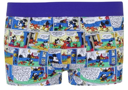 Blanco boxer Mickey Mouse 1