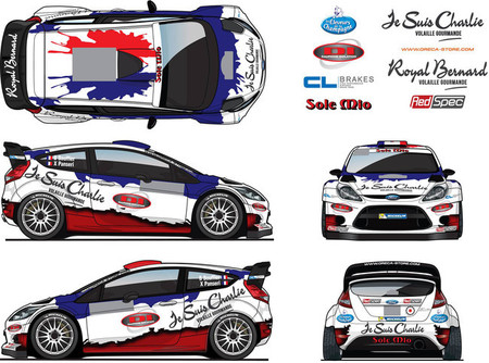 Este será el homenaje del piloto Bryan Bouffier a las víctimas de Charlie Hebdo, en Monte Carlo