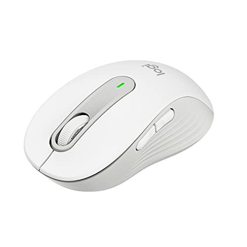 Logitech Signature M650 - Mouse inalámbrico para manos pequeñas a medianas, batería de 2 años, clics silenciosos, botones laterales personalizables, Bluetooth, para PC/Mac/multidispositivo/Chromebook,