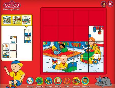 Aprende con Caillou es una aplicación para dispositivos móviles que conquista a los peques