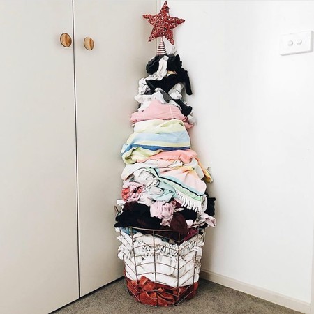 El árbol de Navidad más original de una madre de tres