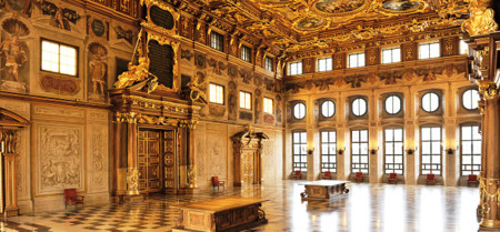 El gran Salón Dorado del Ayuntamiento de Ausburgo