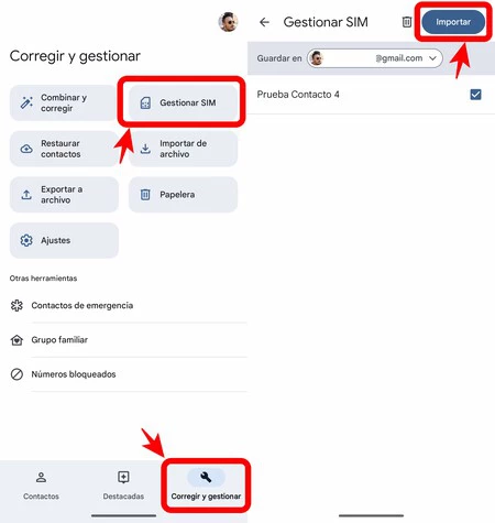Androidの連絡先を回復する
