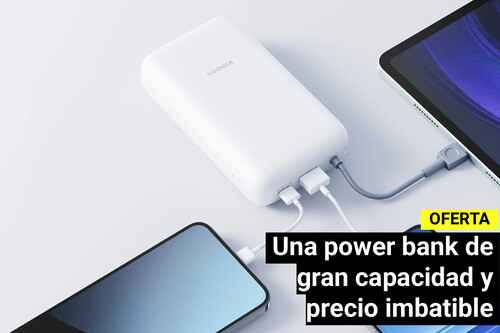 El accesorio imprescindible para tus viajes: esta power bank de Xiaomi de 20.000 mAh cuesta ahora menos de 15 euros