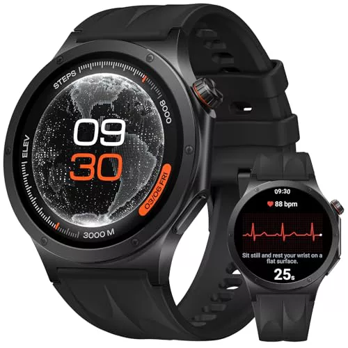 OPPO Watch X3 Smartwatch, Batería 16 Días, Control Salud, Obsidian Black
