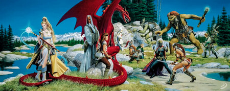 Arte original para Everquest del legendario artista Keith Parkinson