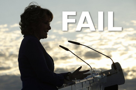 Esperanza Aguirre tiene un mal día con la Policía Municipal de Madrid