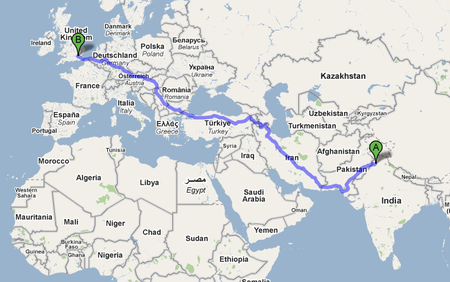 Viaje India-Reino Unido