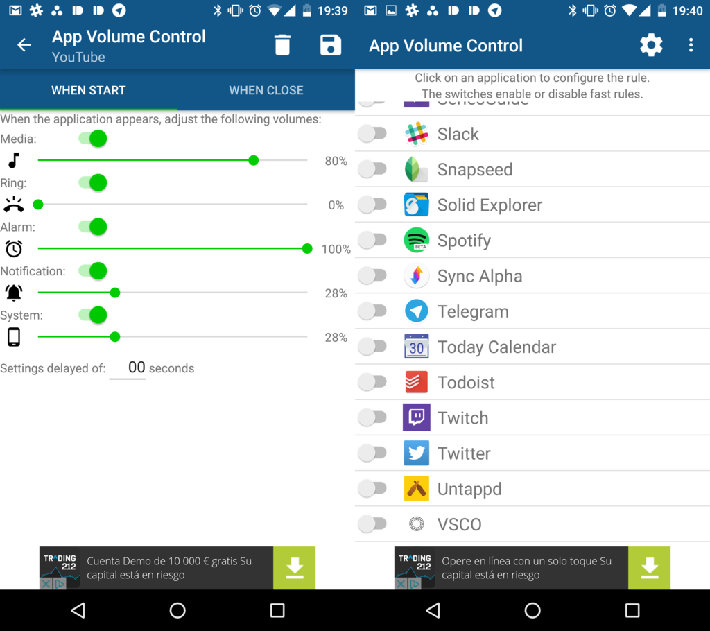 Cómo controlar el volumen de cada aplicación en Android de manera