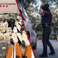 Le detuvieron porque llevaba el coche cargado de forma exagerada: 327 pares de zapatillas falsas le han llevado a la cárcel