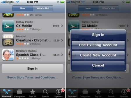 El iPhone OS 3.0 tendrá soporte para gestionar varias cuentas de iTunes Store