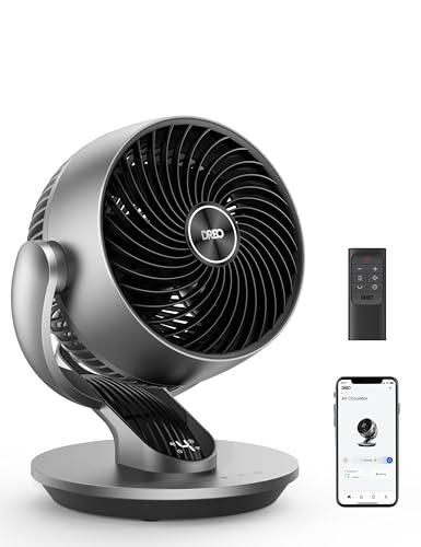 Dreo Ventilador de mesa inteligente, 28 dB