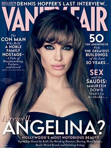 Angelina Jolie vuelve impresionante a la portada de Vanity Fair