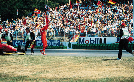 Gran Premio de Alemania 1994: Gerhard Berger termina la sequía de victorias de Ferrari