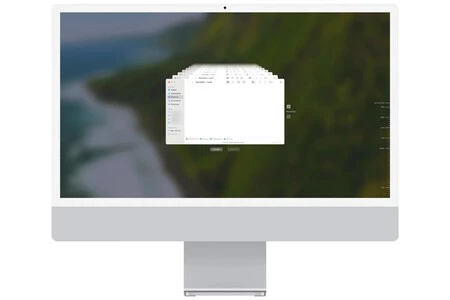 Mac では Time Machine は次のようになります。