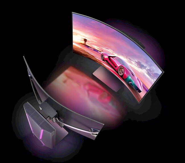 Lg Oled Flex Above View